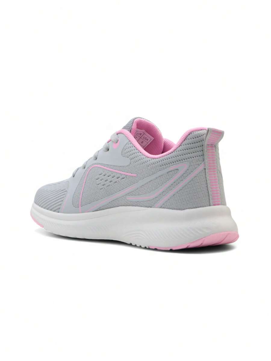 Chaussures de sport d'entraînement légères et respirantes en maille de couleur contrastée