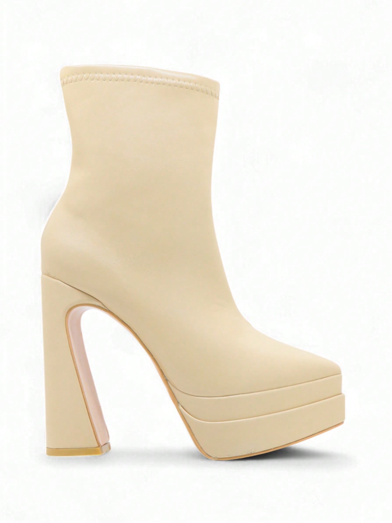 Bottines Plateforme Matte Noir, Haut Talon bloc – Sélection Halloween