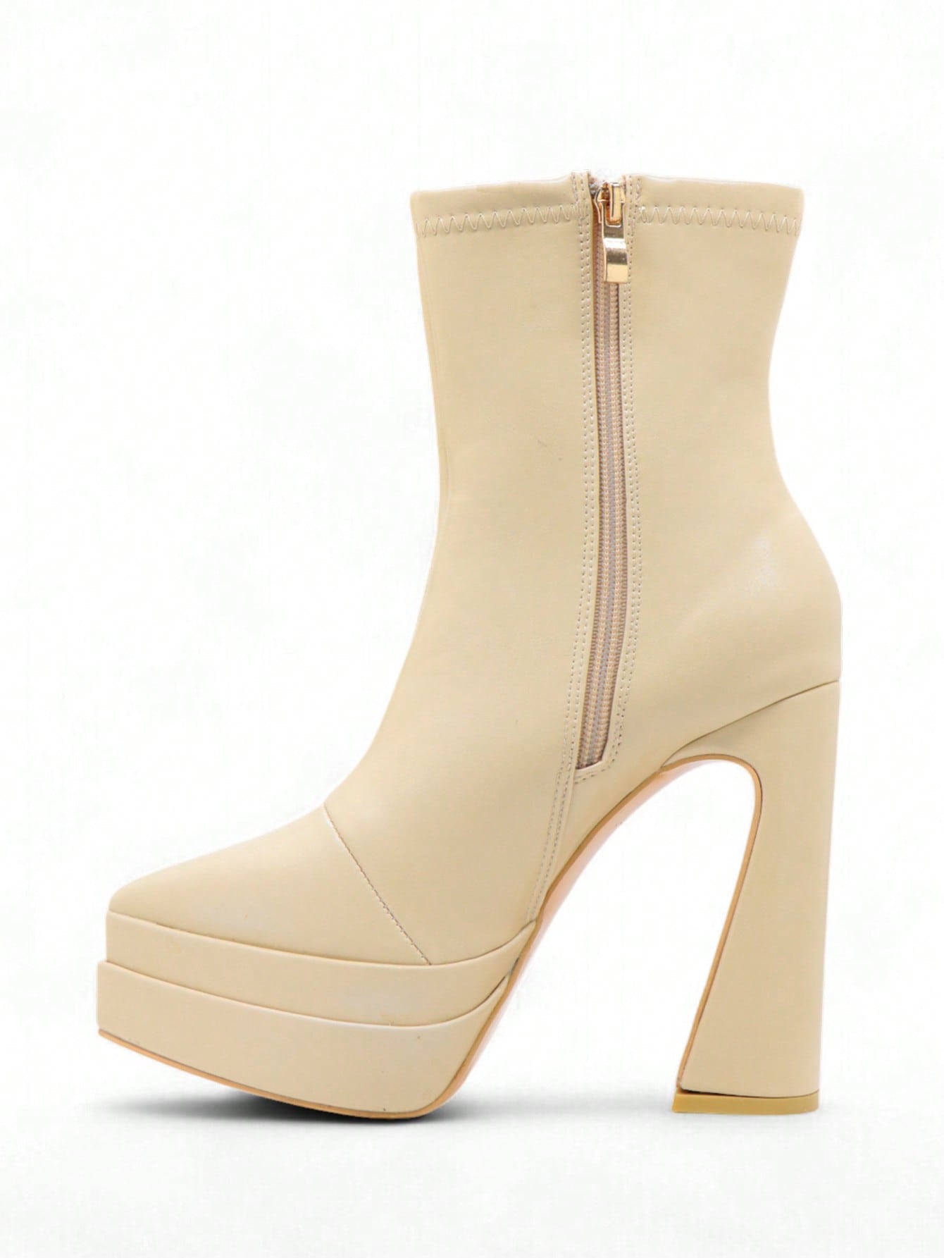 Bottines Plateforme Matte Noir, Haut Talon bloc – Sélection Halloween