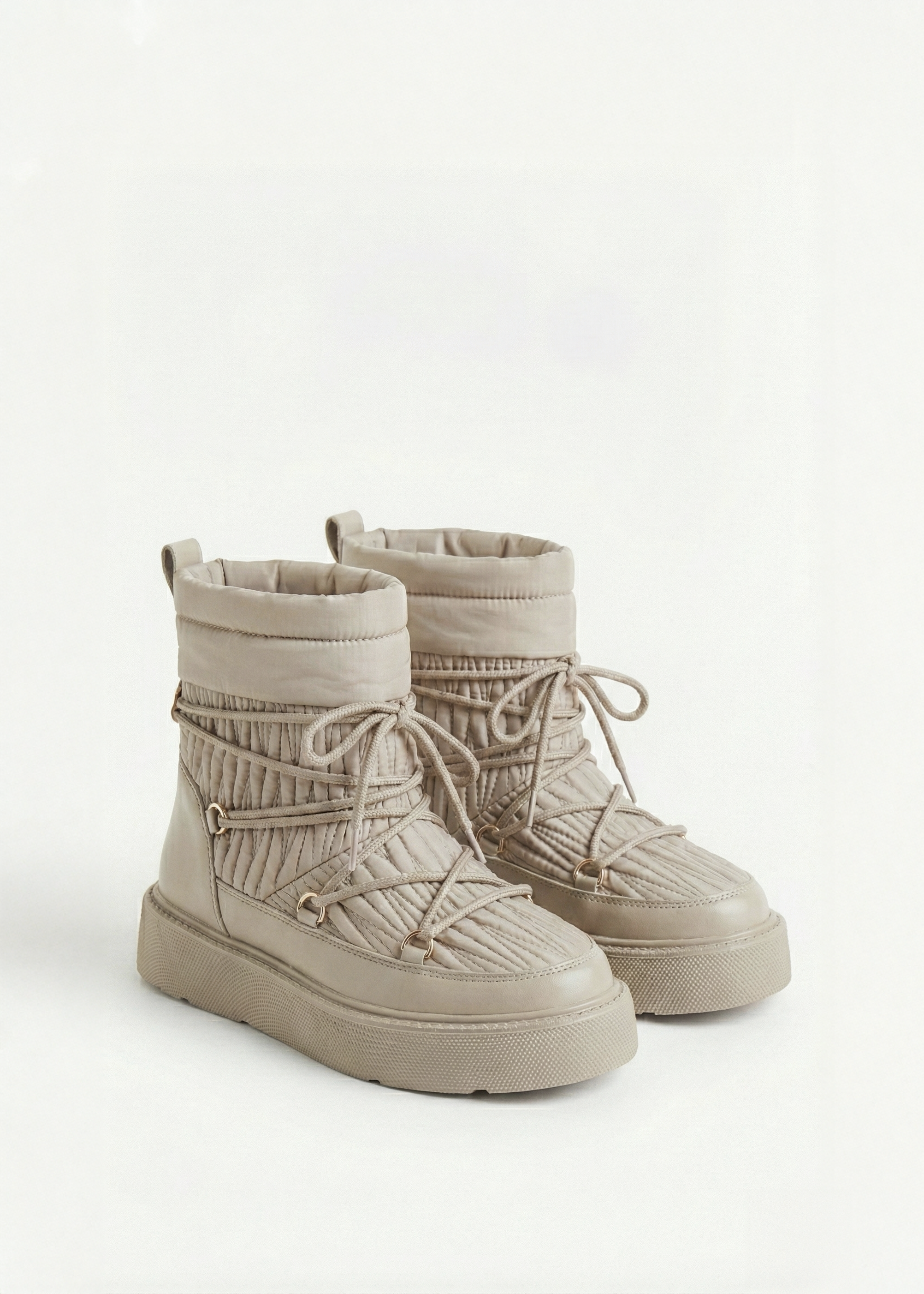 Bottes après-ski matelassées à plateformes