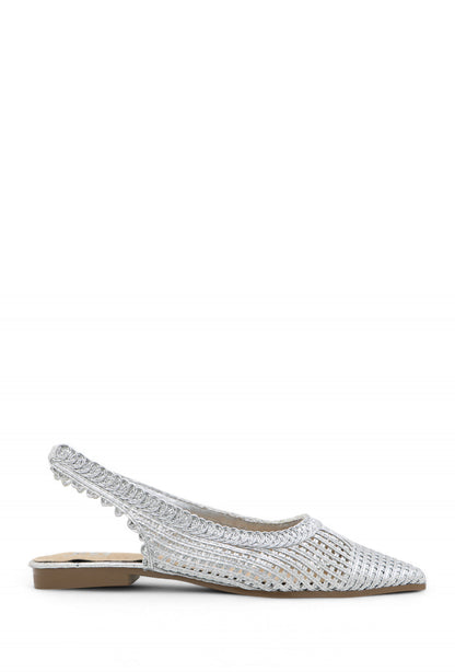 Ballerines Iris Slingback "Golden Radiance" - L'Éclat Discret à Vos Pieds