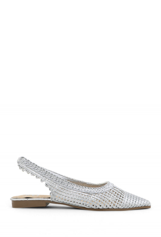 Ballerines Iris Slingback "Golden Radiance" - L'Éclat Discret à Vos Pieds