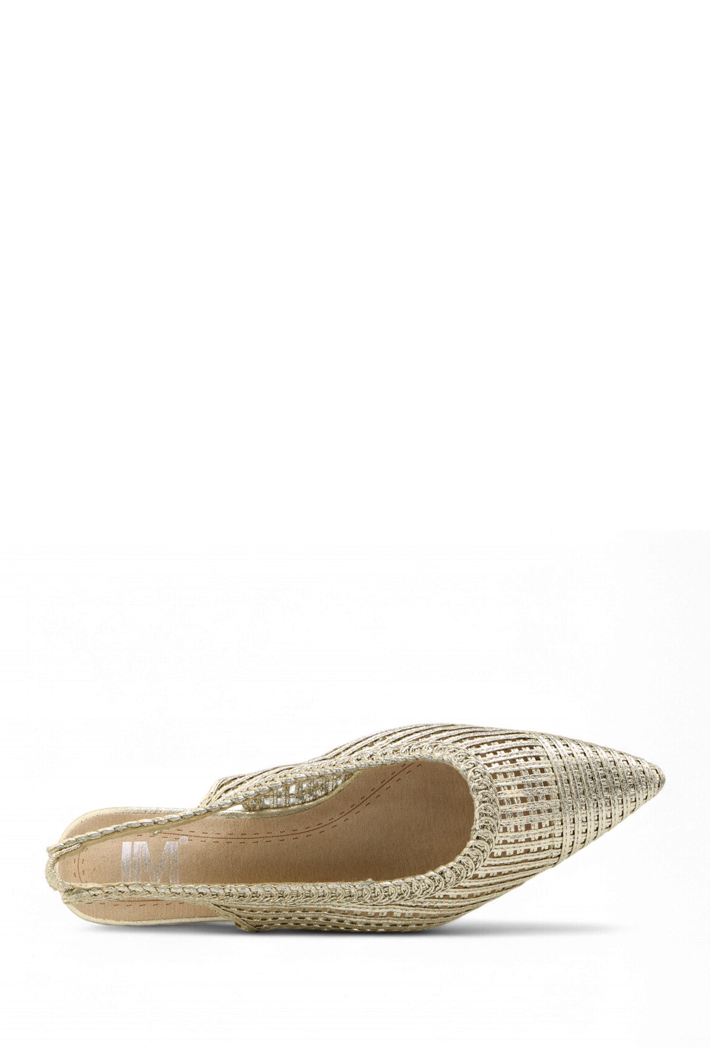 Ballerines Iris Slingback "Golden Radiance" - L'Éclat Discret à Vos Pieds