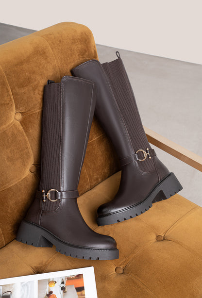 Bottes Cavalieres "Rebelle Chic" - L'Élégance à Toute Épreuve