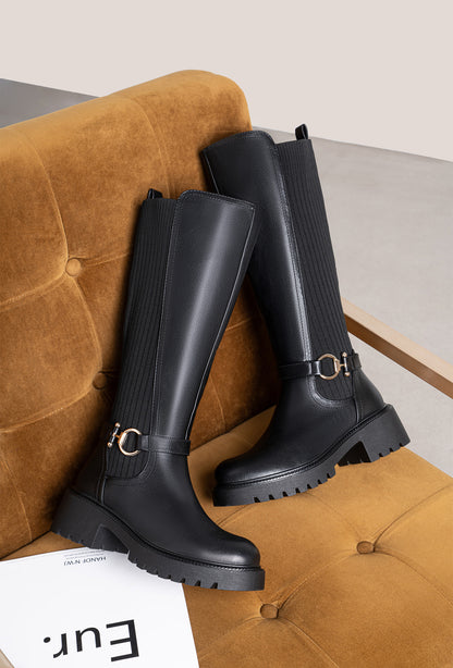 Bottes Cavalieres "Rebelle Chic" - L'Élégance à Toute Épreuve